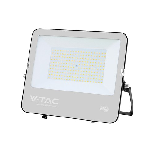 150W LED lyskaster - 135lm/W, CREE chip, IP65, sort hus, 6 års garanti