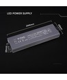 200W / 12V DC strømforsyning til LED-strips - 16.6A, IP67 vanntett
