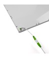 60x60 LED-panel 36W + Zigbee driver - UGR19, RA92, dimbar via Zigbee, hvit kant