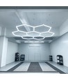 240W RA95 Hexagon LED 7 felter komplett sett - Inkl. strømtilkobling