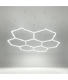 240W RA95 Hexagon LED 7 felter komplett sett - Inkl. strømtilkobling