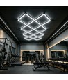 320W RA92 Hexagon LED 14 felt komplett sett - Inkl. strømtilkobling