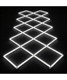 360W RA92 Hexagon LED 14 felt komplett sett - Inkl. strømtilkobling