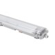 Limea T8 LED armatur - Til 2x 120cm LED rør, IP65 vanntett, gjennomgangskobling, uten rør