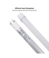 120cm / 18,5W dimbart T8-PRO120 LED-rør - 1-10V dimbart