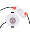 10W Ø8,5cm innfellingsspot dimbar RA99 - IP54, hull: Ø7,5 cm, mål: Ø8,5 cm, hvit kant