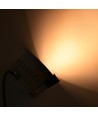 10W Ø8,5cm innfellingsspot dimbar RA99 - IP54, hull: Ø7,5 cm, mål: Ø8,5 cm, hvit kant