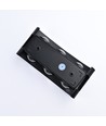 6W CUBIC PRO vegglampe - IP65, sort, viderekobling, justerbar, firkantet, opp/ned, utendørs, inkl. lyskilde