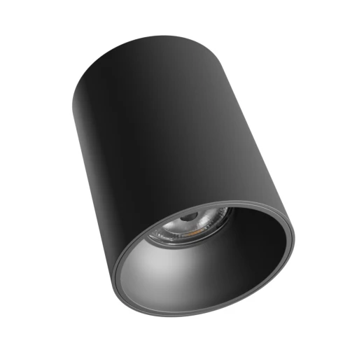 LED takspot, justerbar watt - Utenpåliggende, 14W-27W, IP44, RA90, UGR19, 5 års garanti, sort