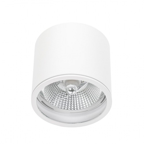 Chloe AR111 GU10 påbygningsspot - IP65, hvit/sort, uten lyskilde, takmontert, inne / ute