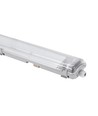 Limea T8 LED armatur - Til 2x 60cm LED rør, IP65 vanntett, gjennomgangskobling
