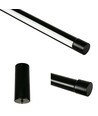 Svart spisestuelampe 126cm - 18W LED, 2800K, inkl. wireoppheng