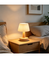 Oppladbar LED-bordlampe - Stoff, touch-dimbar, CCT, IP20