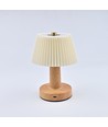 Oppladbar LED-bordlampe - Stoff, touch-dimbar, CCT, IP20