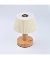 Oppladbar LED-bordlampe - Stoff, touch-dimbar, CCT, IP20