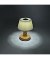 Oppladbar LED-bordlampe - Stoff, touch-dimbar, CCT, IP20