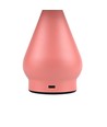 Oppladbar LED bordlampe - Rosa, Ø15cm, 22cm høy, touch dimbar, 3-i-1, IP20 innendørs
