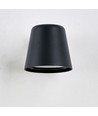 Avero GU10 vegglampe - Sort, IP65, inne/ute, uten lyskilde