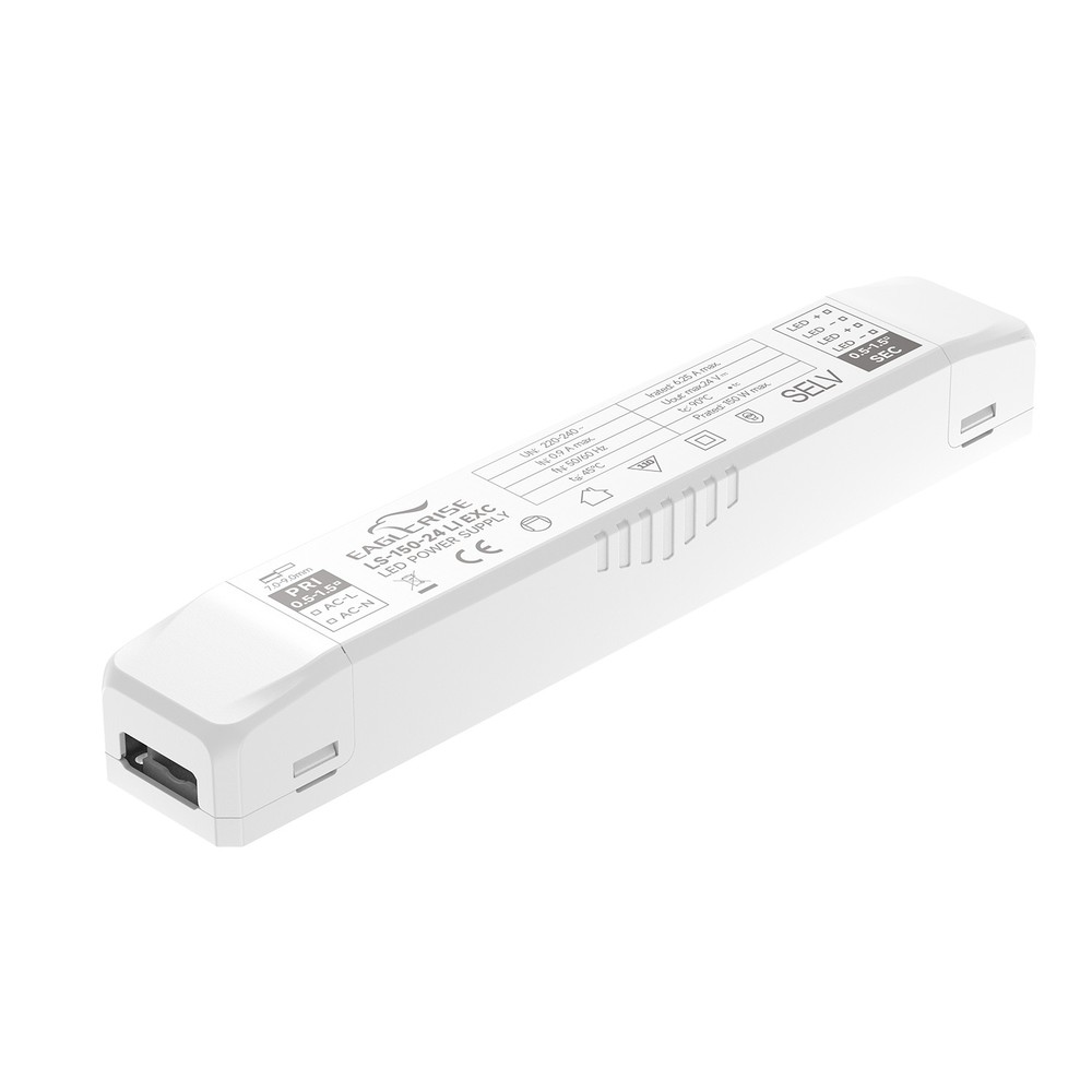 Eaglerise 150W / 24V DC strømforsyning - 6.25A, IP20 innendørs