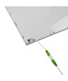 60x60 LED-panel 36W 1-10V dimbar - Høyde:10mm, 116lm/w, UGR19, RA92, hvit kant