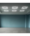 60x60 V-Tac 64W LED-panel Diamond-in-Square - 595x595mm, Lifud driver, flimmerfri, 6500K