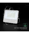 150W LED lyskaster, Slimline - 135lm/W, CREE chip, IP65, sort hus, 6 års garanti