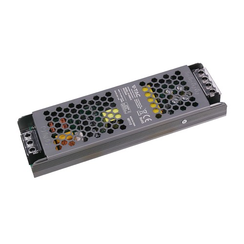 200W / 24V DC strømforsyning til LED-strips - 8.25A, IP20, Slim design