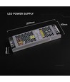 200W / 24V DC strømforsyning til LED-strips - 8.25A, IP20, Slim design