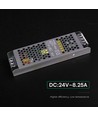 200W / 24V DC strømforsyning til LED-strips - 8.25A, IP20, Slim design