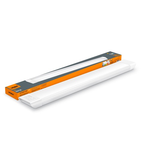 120cm 54W komplett LED-armatur - 5000K, hvit, lysskinne