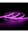 5m 9W/m Lilla/rosa Slim COB strip - 230V, IP67 vanntett, 296 LED, kan klippes hver 10cm