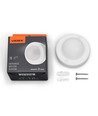 PIR bevegelses- og lyssensor 2000W - Hvit, innebygd sensor