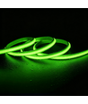 5m 9W/m Grønn Slim COB strip - 230V, IP67 vanntett, 296 LED, kan klippes hver 10cm
