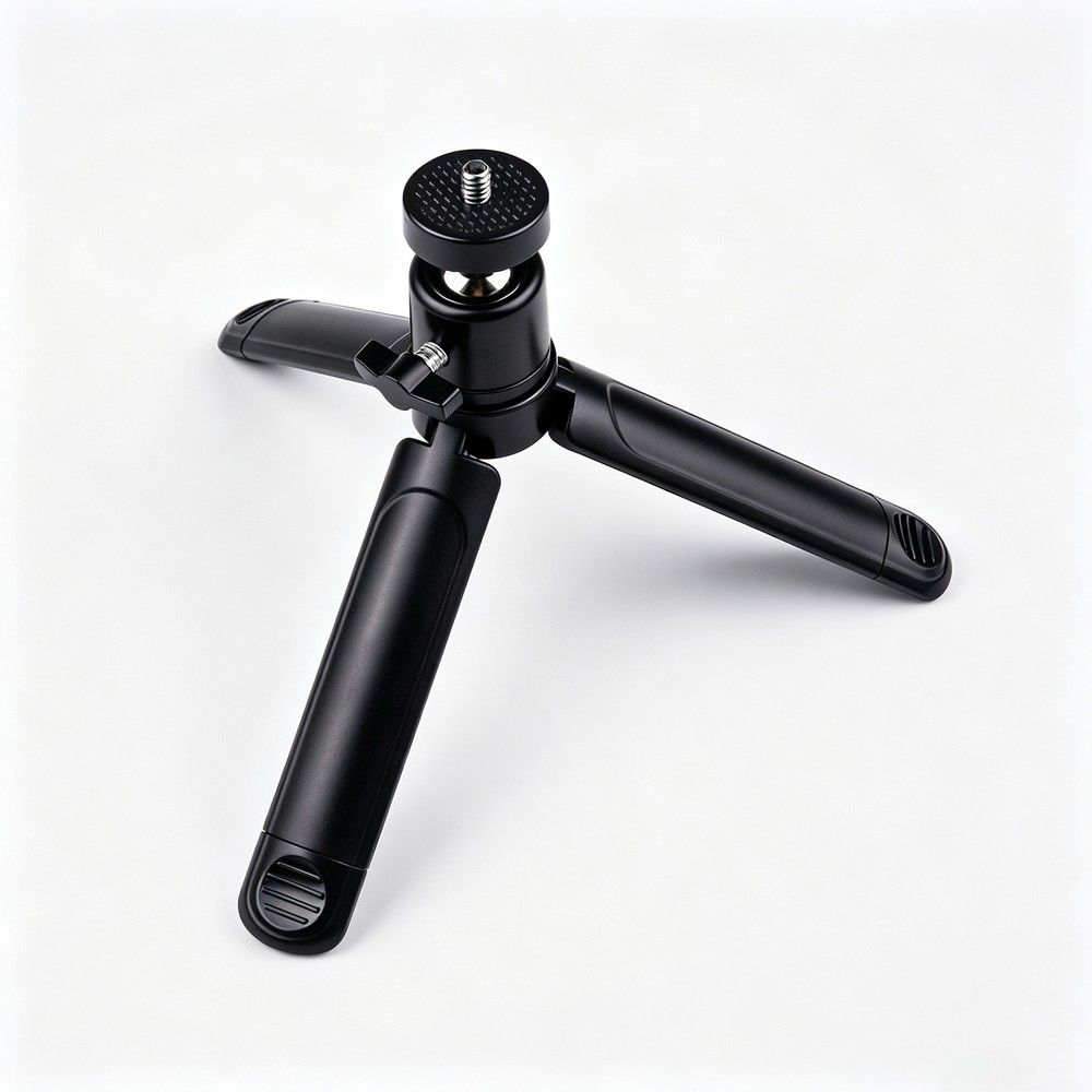 11-17cm Tripod stativ til lys og foto, justerbar topp