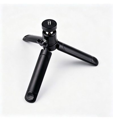 11-17cm Tripod stativ til lys og foto, justerbar topp