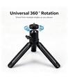 11-17cm Tripod stativ til lys og foto, justerbar topp