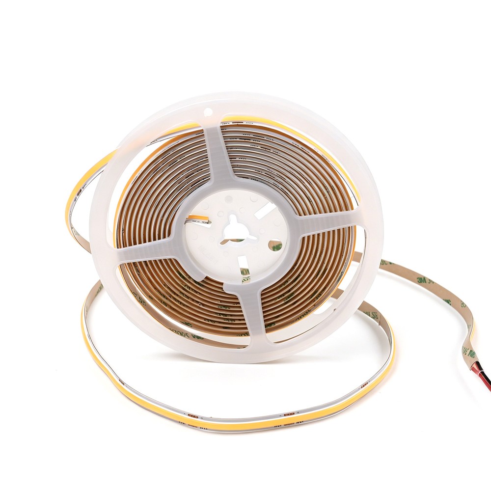 10m 17W/m Dot-free COB-LED strip RA92 – 24V DC, IP20, 480 LED/m – Kulør : Varm