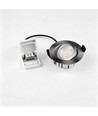 7W RA96 CCT + DimToWarm downlight til isolasjon - Dimbar, Hull: Ø6,8 cm, Mål: Ø9,3 cm, børstet stål