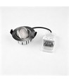 7W RA96 CCT + DimToWarm downlight til isolasjon - Dimbar, Hull: Ø6,8 cm, Mål: Ø9,3 cm, børstet stål