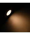 7W RA96 CCT + DimToWarm downlight til isolasjon - Dimbar, Hull: Ø6,8 cm, Mål: Ø9,3 cm, børstet stål