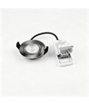 7W Ø8,3cm DimToWarm+CCT innfellingsspot dimbar RA96 - Hull: Ø6,8 cm, Børstet stål