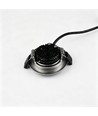 7W Ø8,3cm DimToWarm+CCT innfellingsspot dimbar RA96 - Hull: Ø6,8 cm, Børstet stål