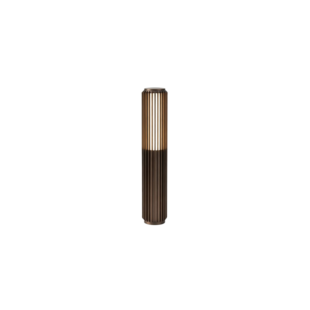 FYRON Bollard hagelampe, Coffee - E27, 61 cm, IP54 utendørs, pullert