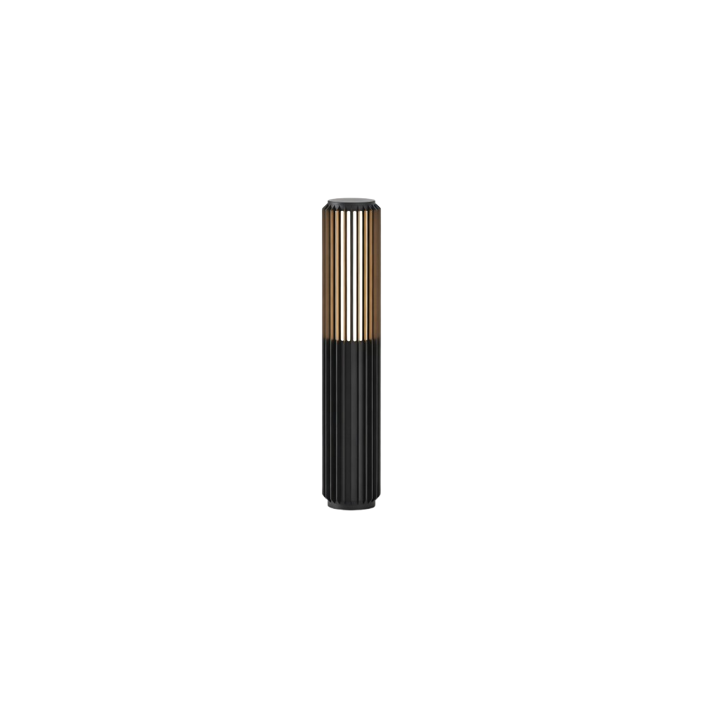 FYRON Bollard hagelampe, Sort - E27, 61 cm, IP54 utendørs, pullert