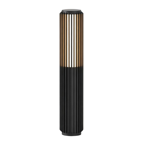FYRON Bollard hagelampe, Sort - E27, 61 cm, IP54 utendørs, pullert