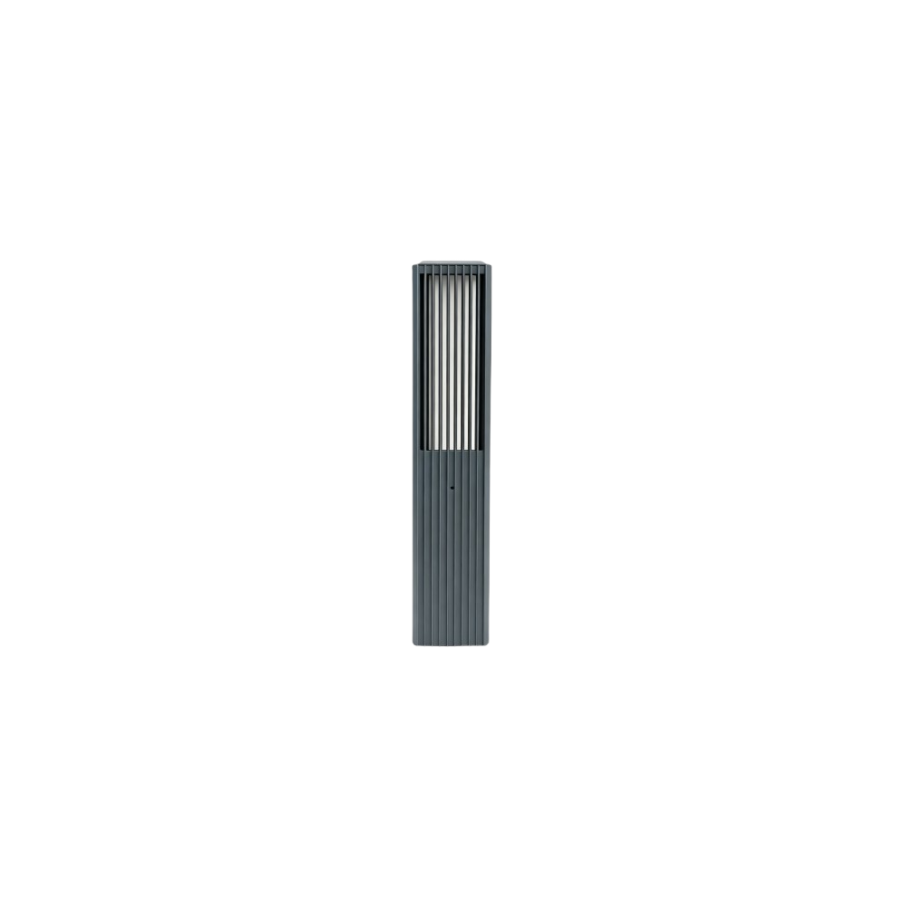 FYRON Bollard hagelampe, Grå - E27, 61 cm, IP54 utendørs, pullert