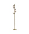 Oliva 5xG9 gulvlampe bronse/røykfarget - 160cm, røykfarget glass, uten lyskilde