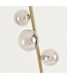 Oliva 5xG9 gulvlampe bronse/røykfarget - 160cm, røykfarget glass, uten lyskilde