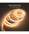 5m 17W/m Dot-free COB-LED strip RA92 - 24V DC, IP20, 480 LED/m
