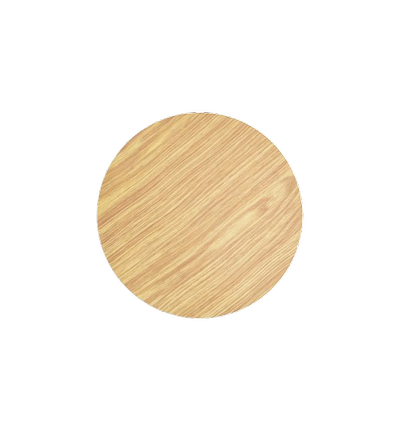 Ø30cm vegglampe - Lyst tre, 6W, 2700K, IP20